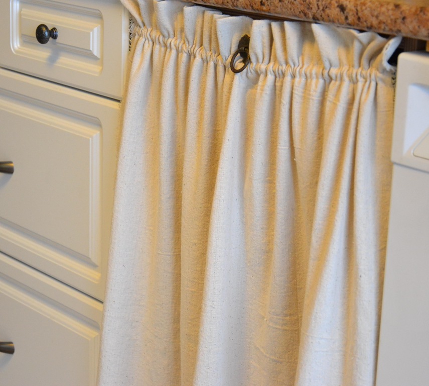 Crafting Cabinet Curtains for Your Kitchen