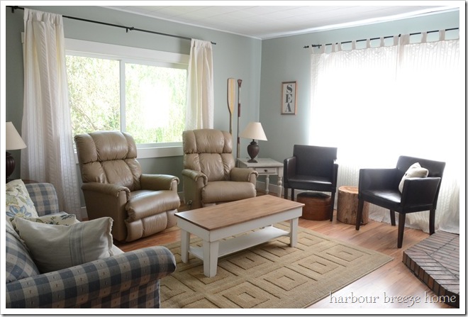 clean slate living room