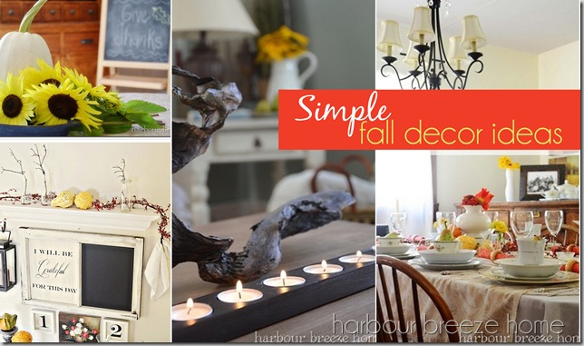 simple fall decor ideas