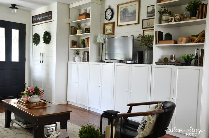 Farmhouse Decor for Fall in Billy Bookcases