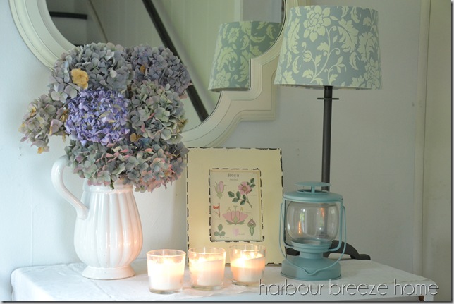 candles lit