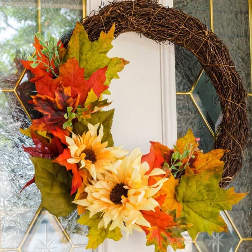 Quick & Easy 5-Minute Fall Wreath