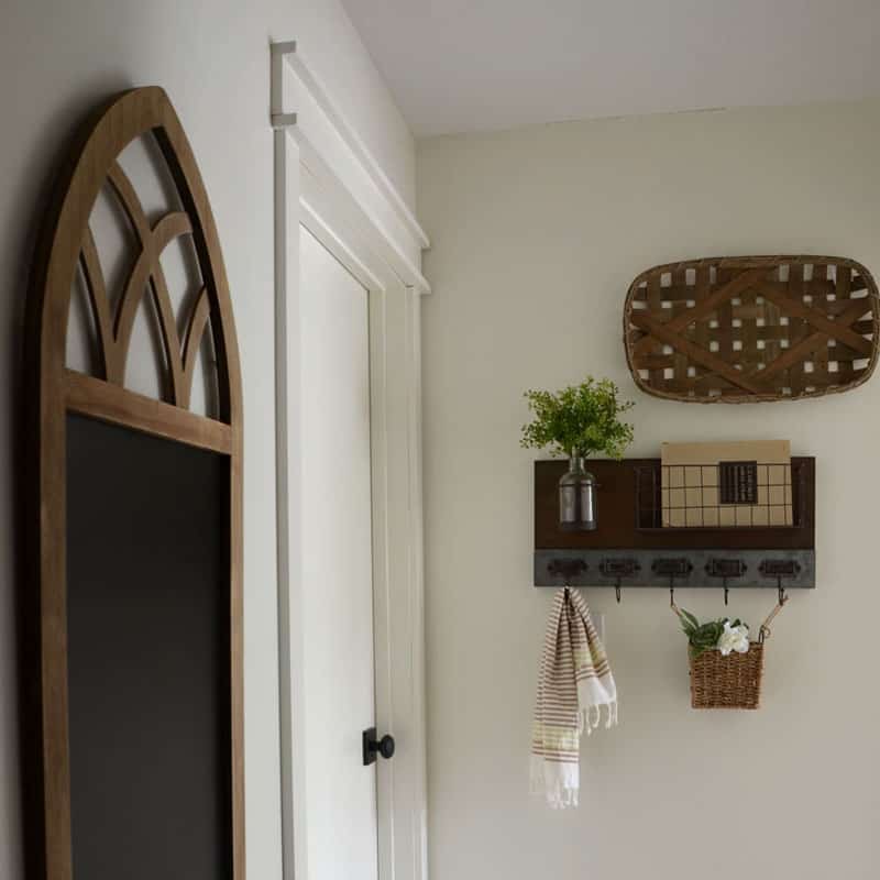 Bright Farmhouse Hallway Refresh