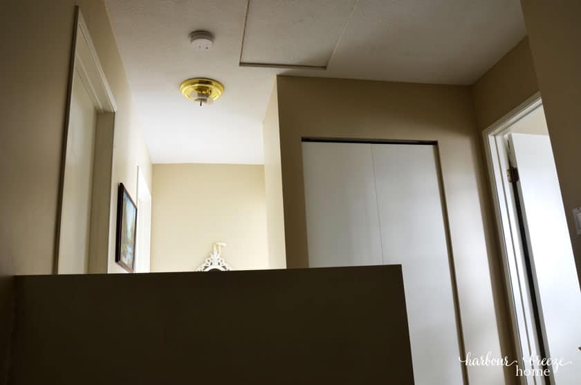 Farmhouse Style Hallway Makeover Reveal