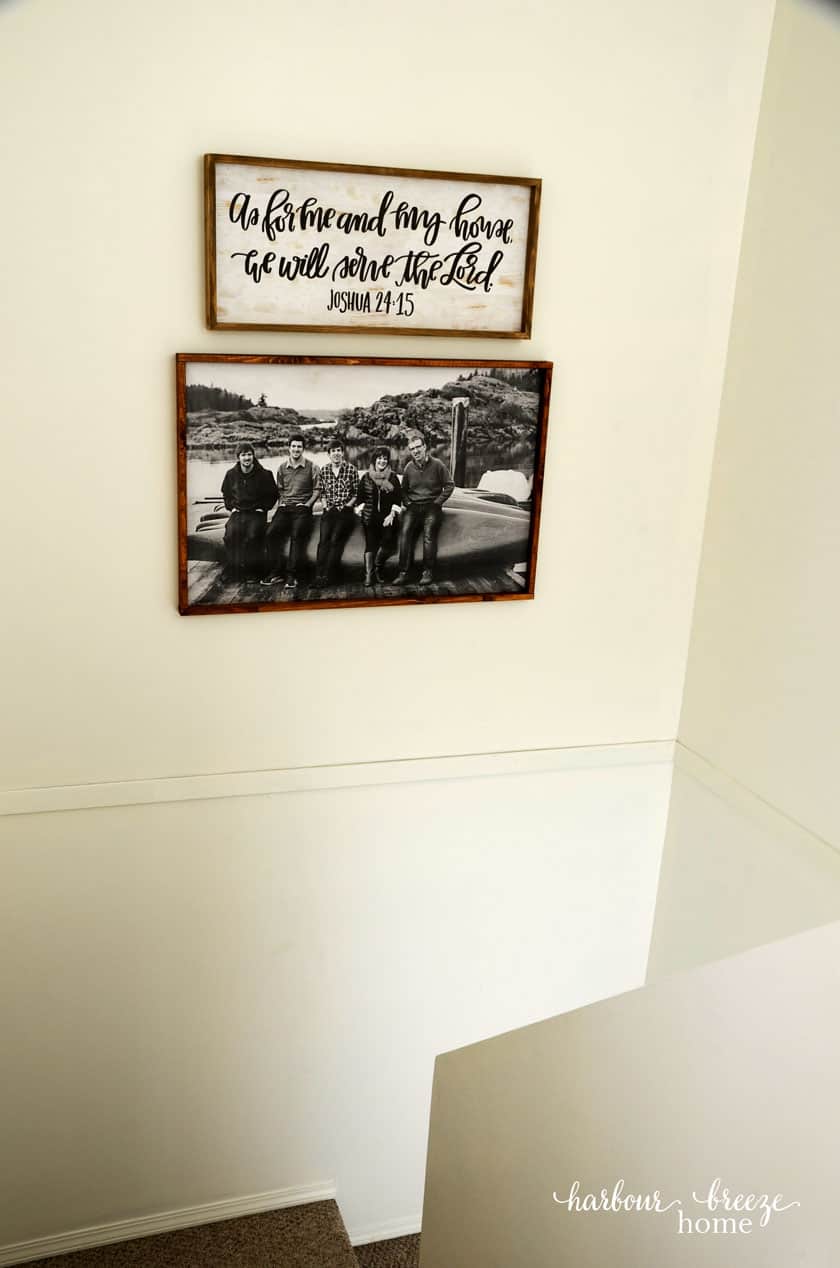 Farmhouse Style Hallway Makeover Reveal