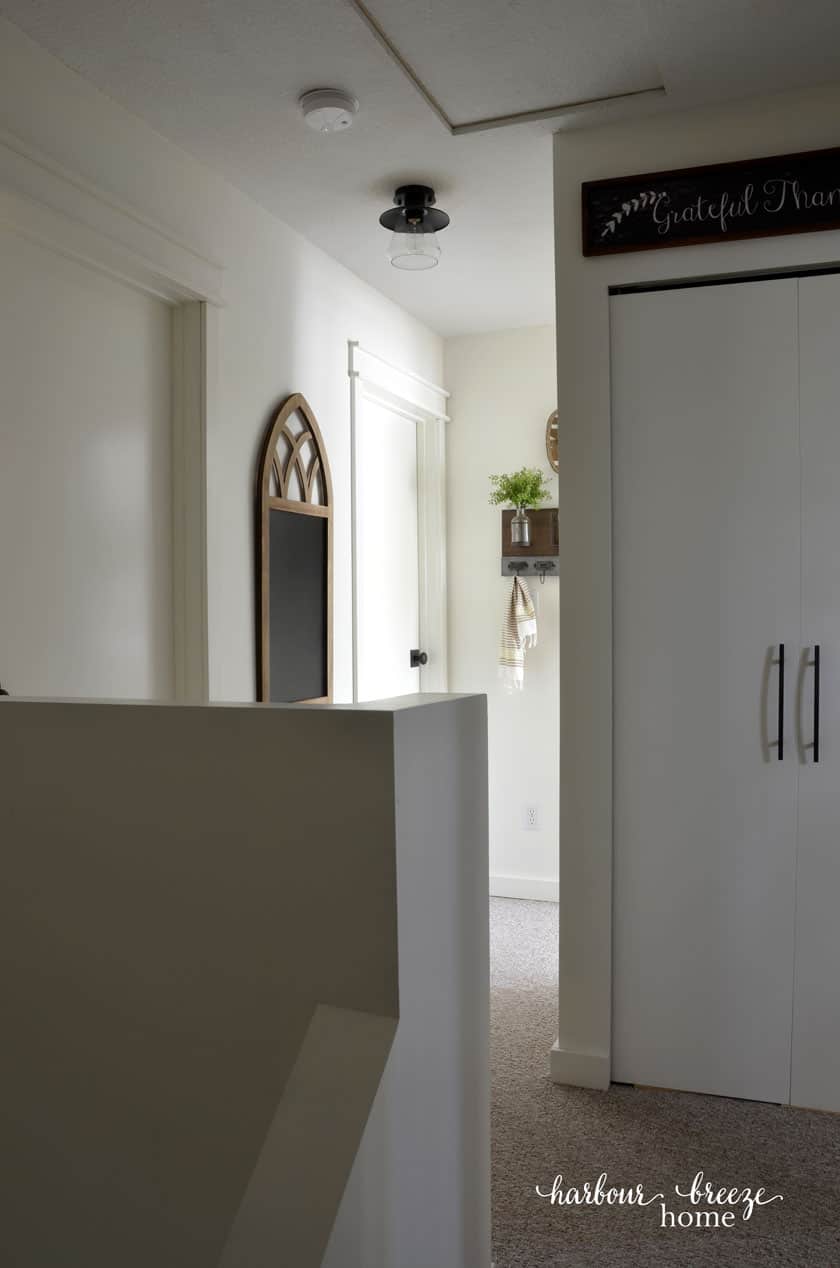 Farmhouse Style Hallway Makeover Reveal