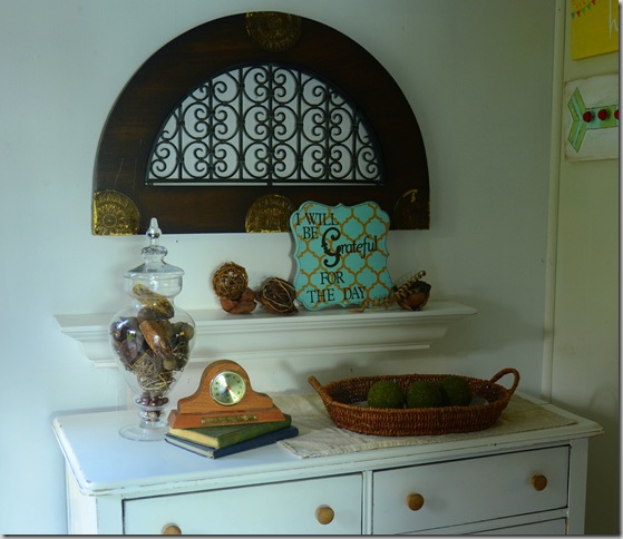 fall entryway table