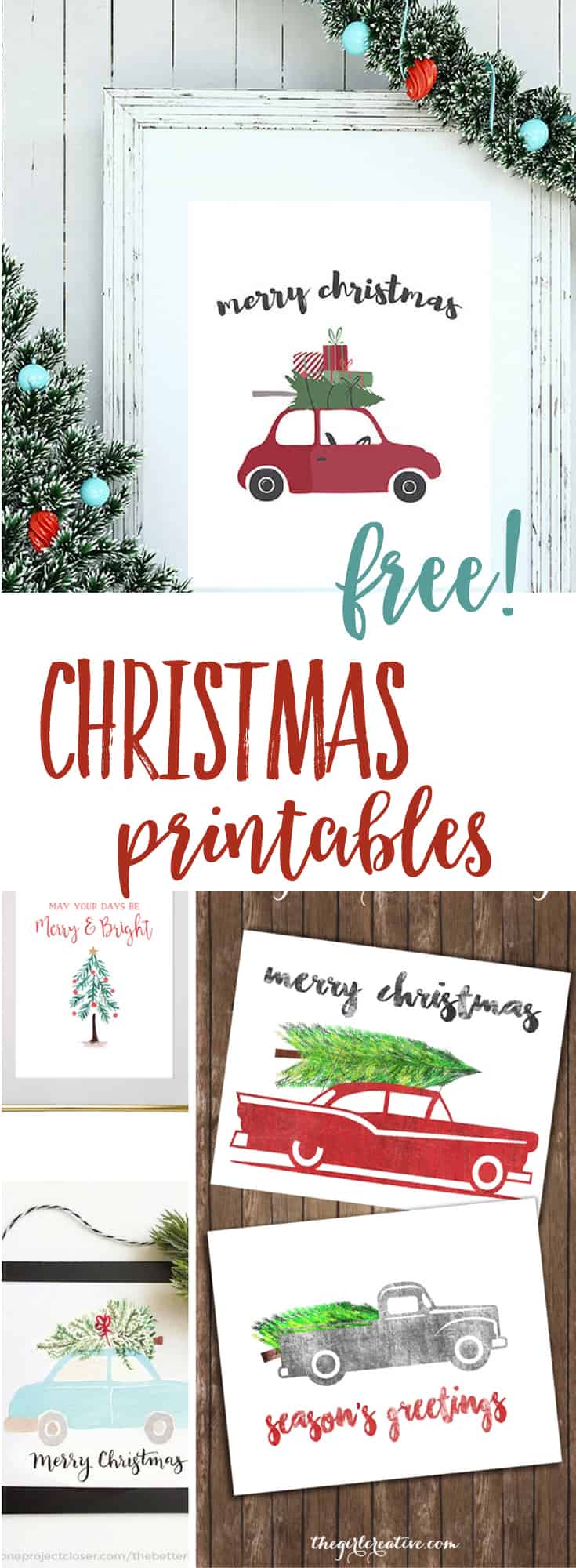 Free Christmas Printable Wall Art