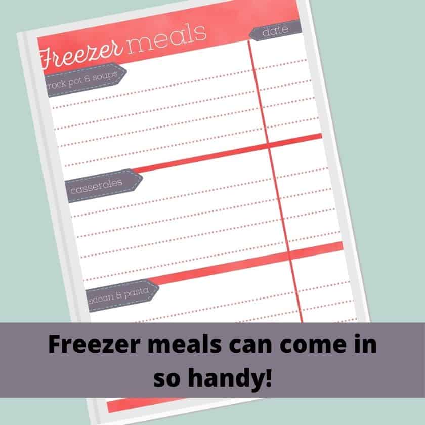 Free Printable Grocery List + Meal Planner