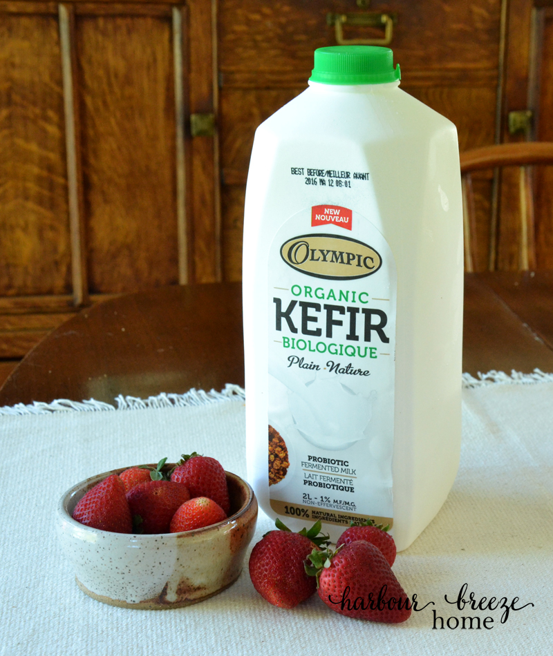 A blogger's review of kefir provided the perfect opportunity to try this delicious, good for you product. Click the link for an easy kefir smoothie recipe.