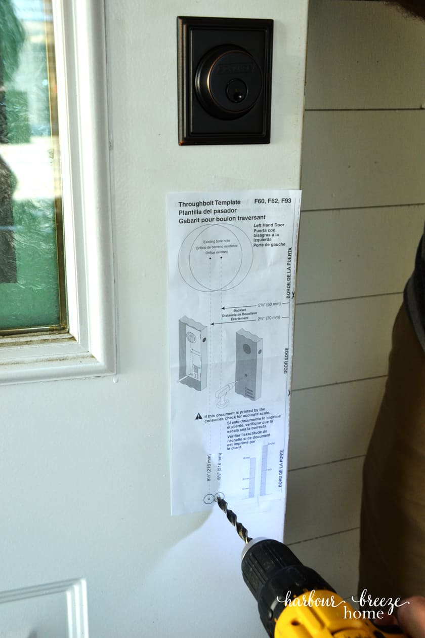 Front Door Makeover with Schlage ~ and a Giveaway for You
