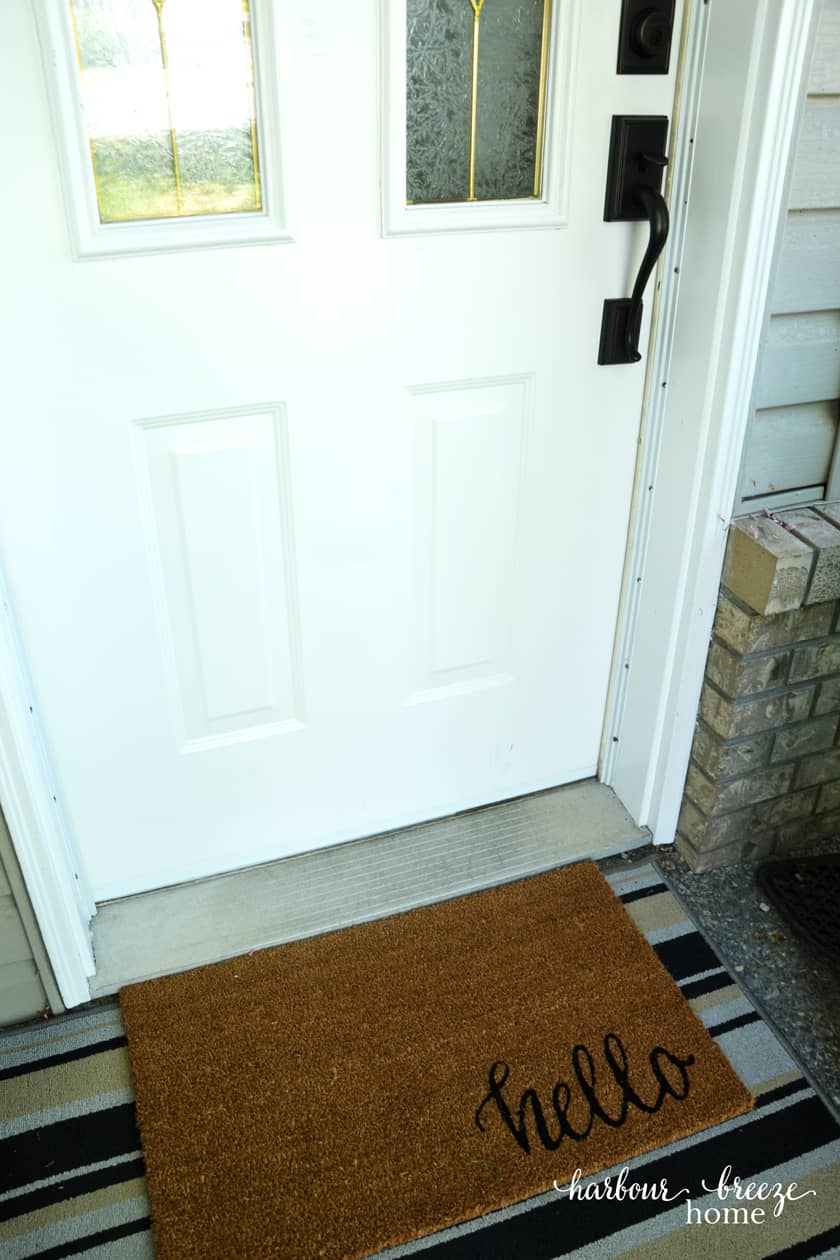 Front Door Makeover with Schlage ~ and a Giveaway for You