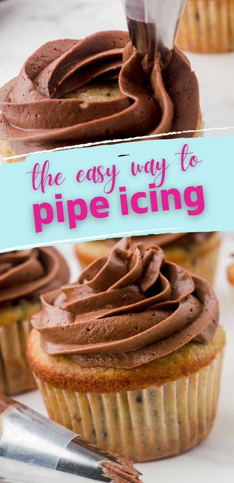 How to Frost Cupcakes (the easy way!) – with a Video Tutorial