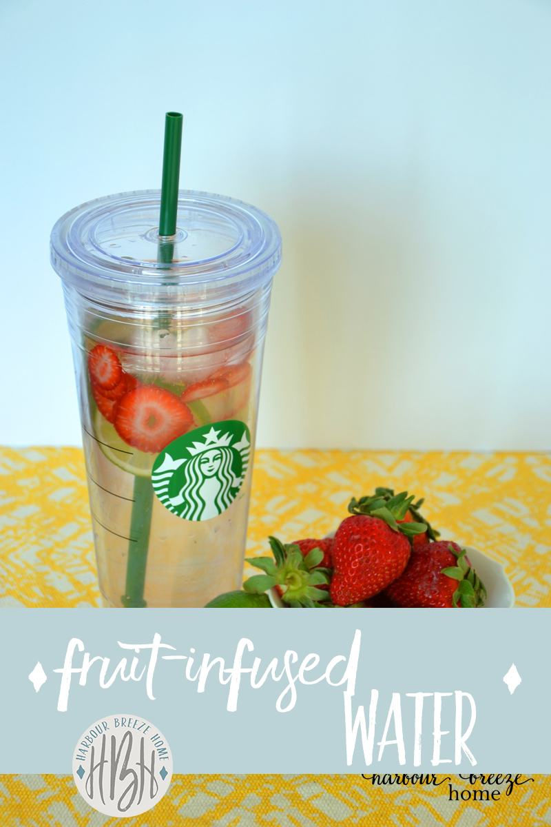 fruit infused water ~ helps suppress appetite