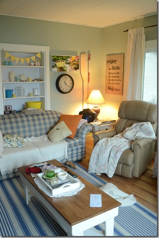 living room before