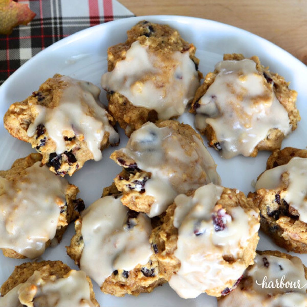 Sweet Glazed Apple Cookies for Snacking