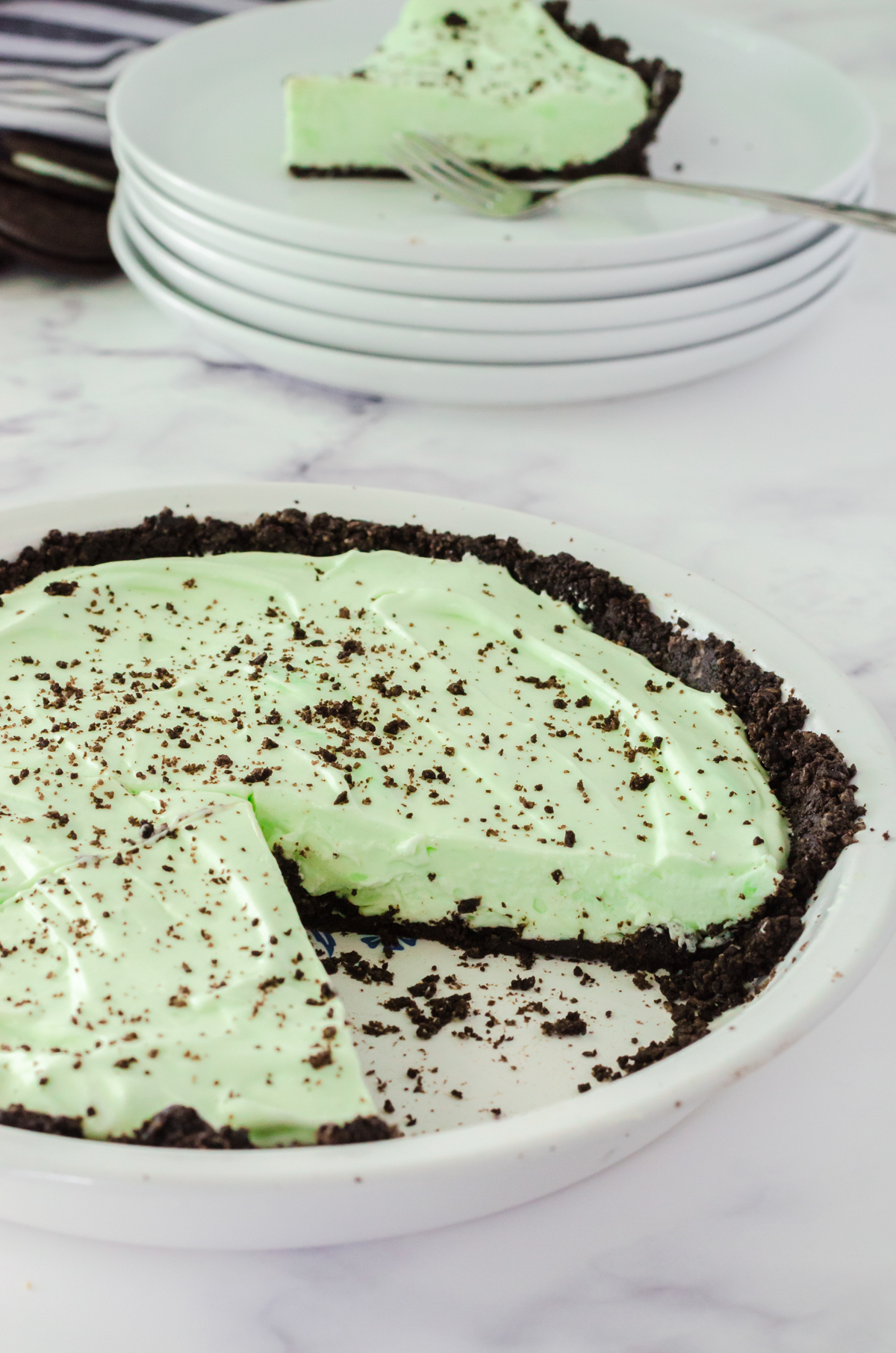 Mint Chocolate Grasshopper Pie Recipe