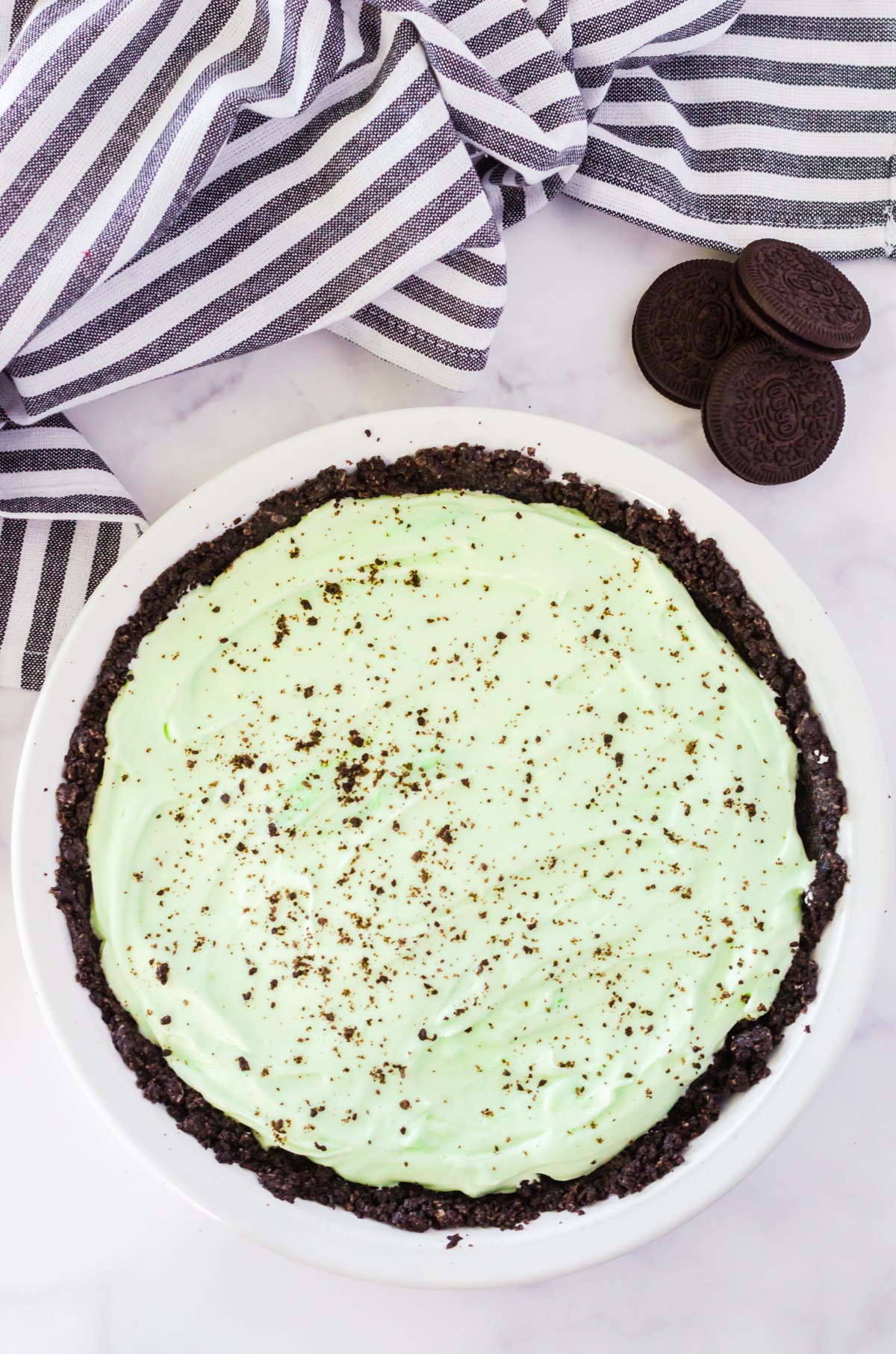 Mint Chocolate Grasshopper Pie Recipe