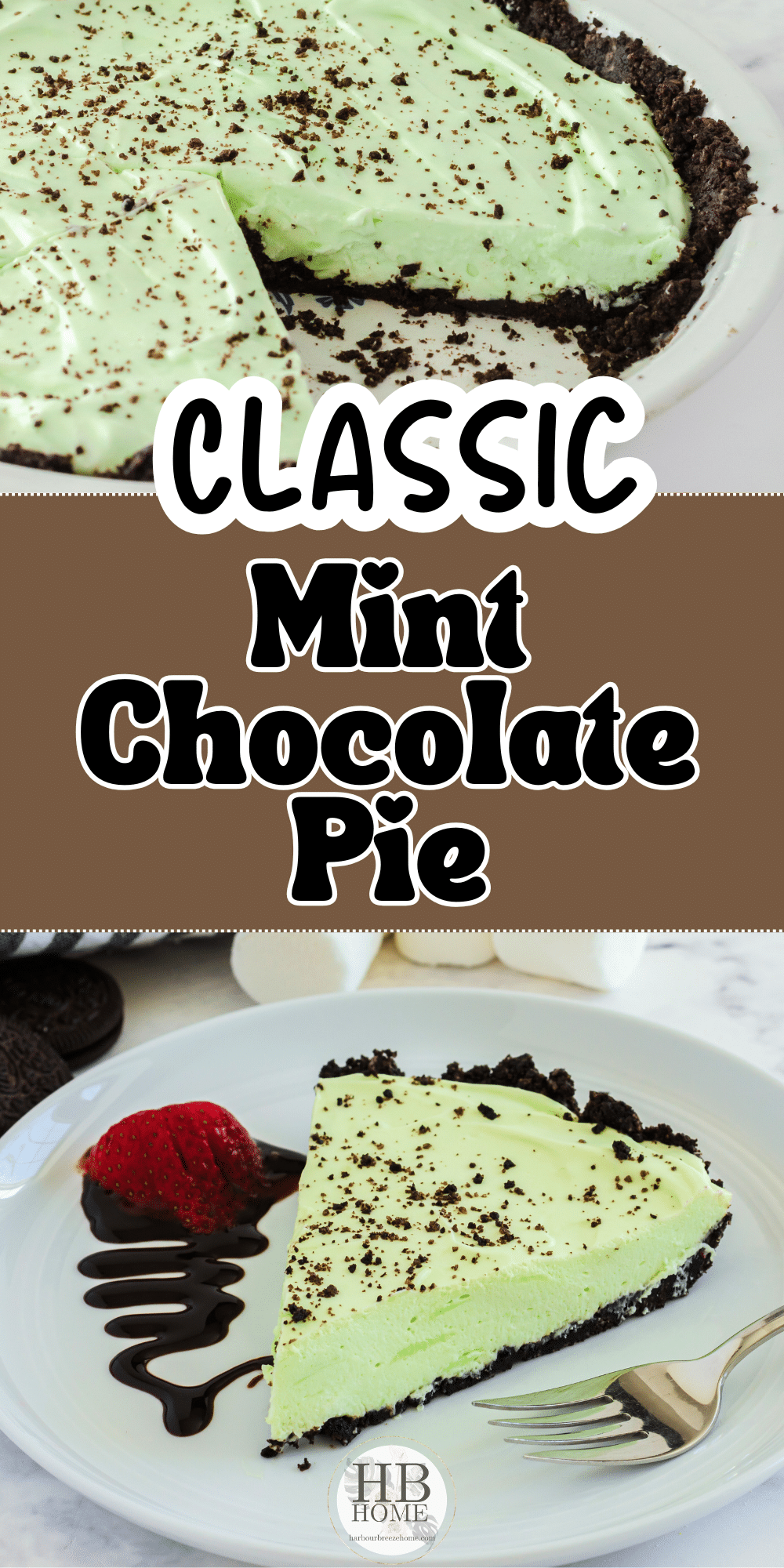 Mint Chocolate Grasshopper Pie Recipe