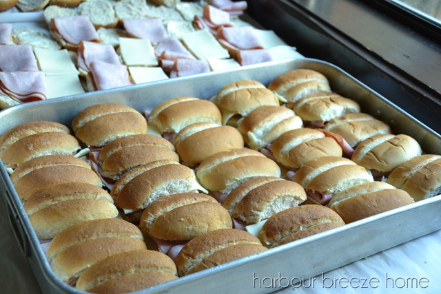 Ham & Cheese Slider Sandwiches for a Crowd (serves 65 People)