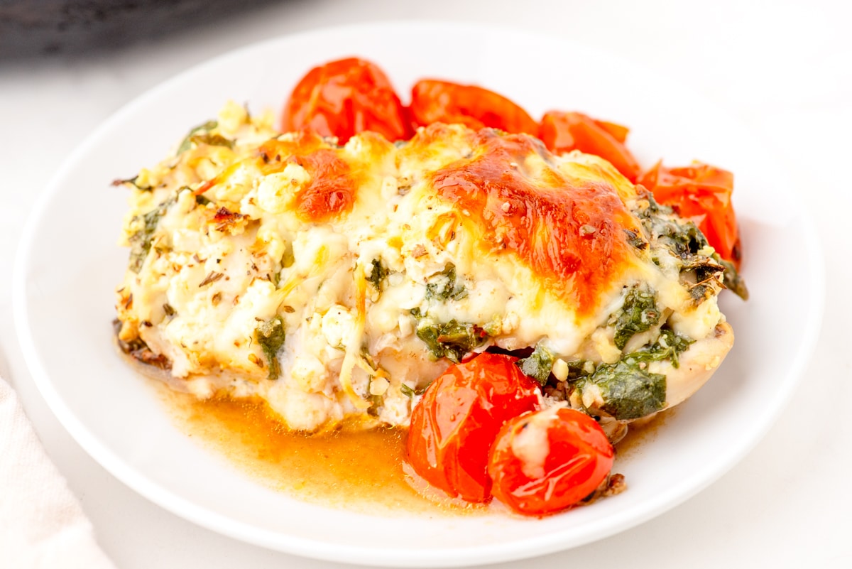 Hasselback Chicken Recipe (Spinach & Feta Stuffed)