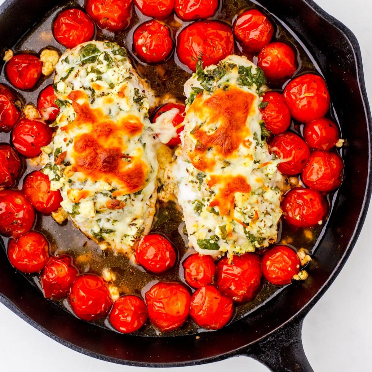 Spinach and Feta Hasselback Chicken
