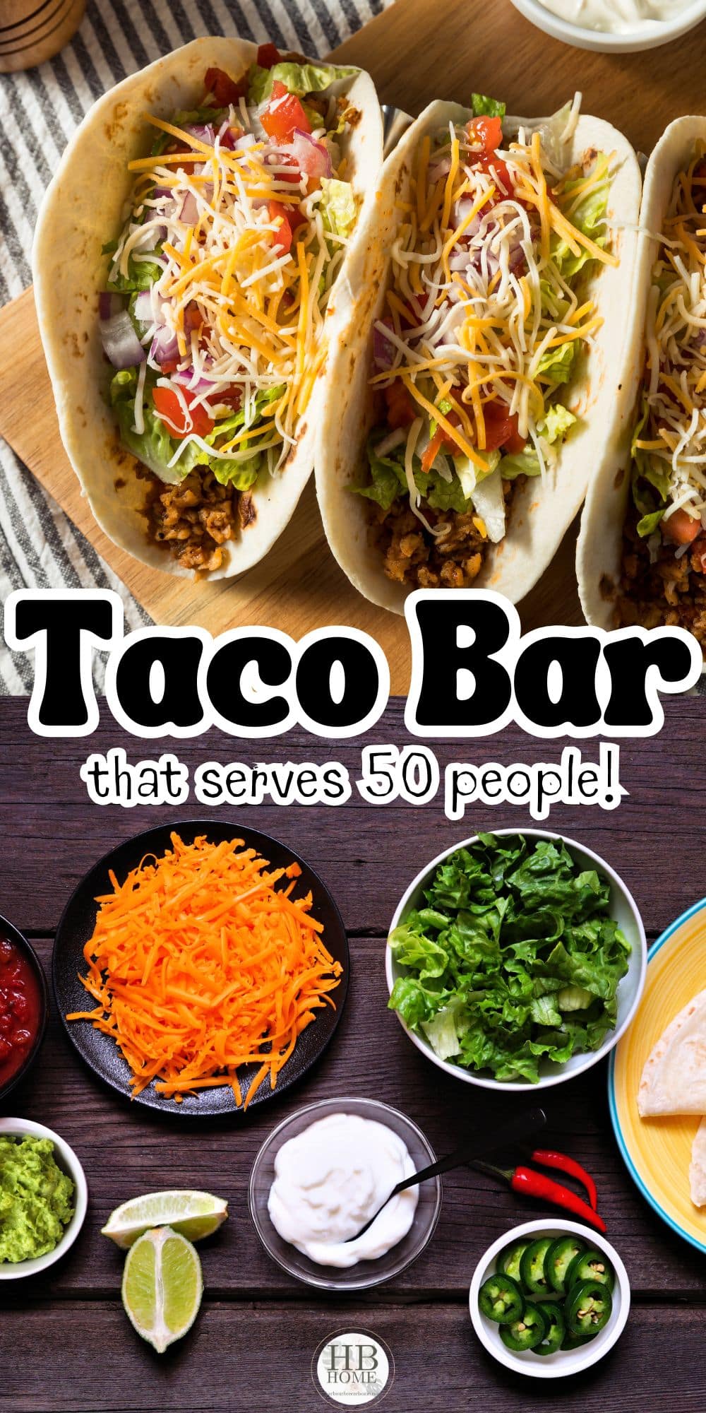 Taco Bar for 50: Easy Group Meal Idea with Homemade Taco Seasoning
