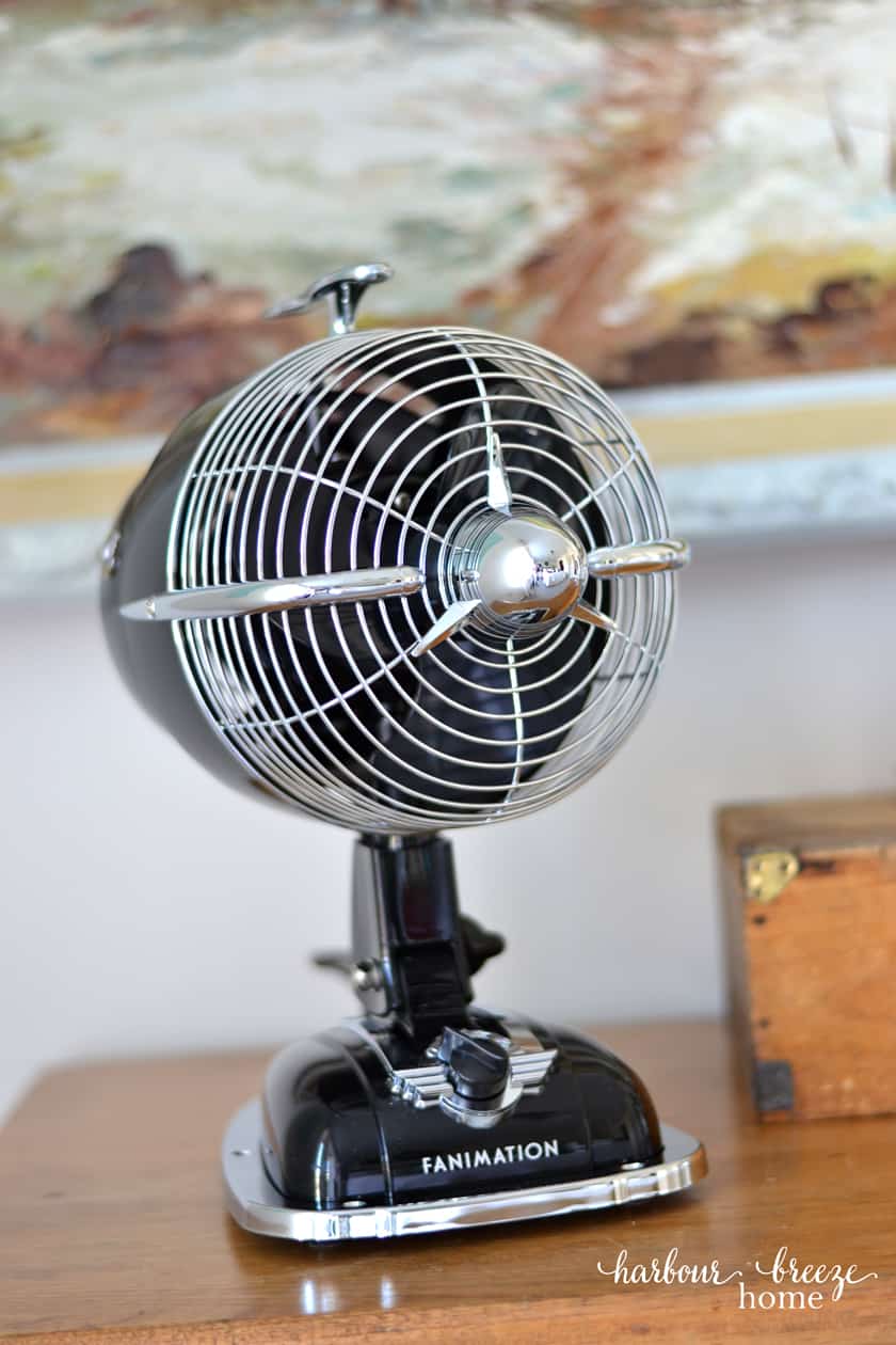 the retro decor style of a fanimation urbanjet fan
