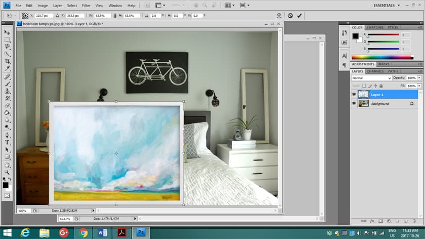 How to Choose Art with Minted using Photoshop