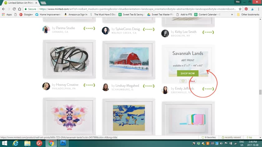 How to Choose Art with Minted using Photoshop