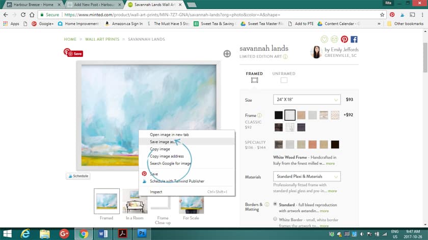 How to Choose Art with Minted using Photoshop