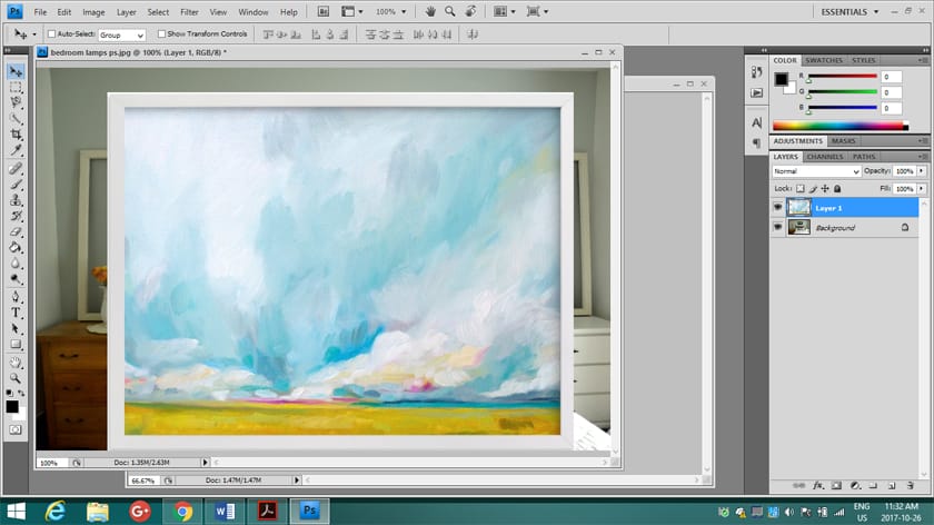 How to Choose Art with Minted using Photoshop