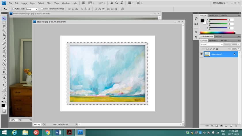 How to Choose Art with Minted using Photoshop