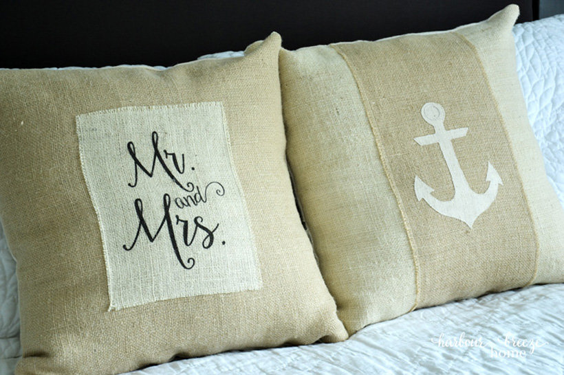 Burlap Pillows