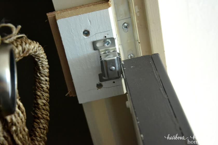 a bifold french door's magnetic catches