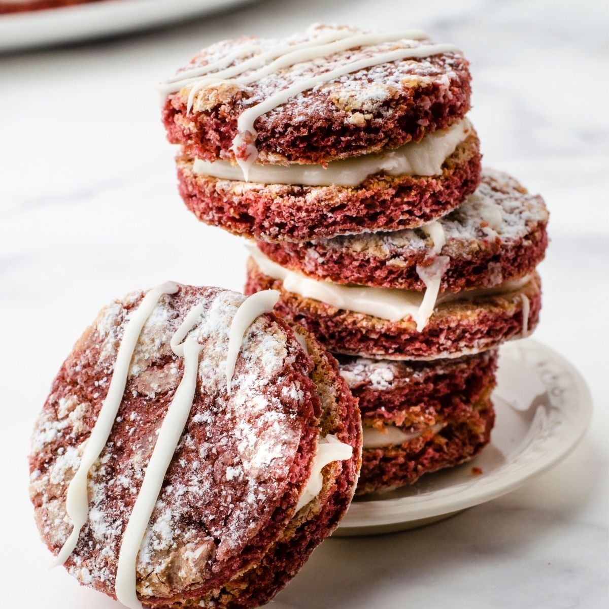 Revive Flat Red Velvet Crinkle Cookies