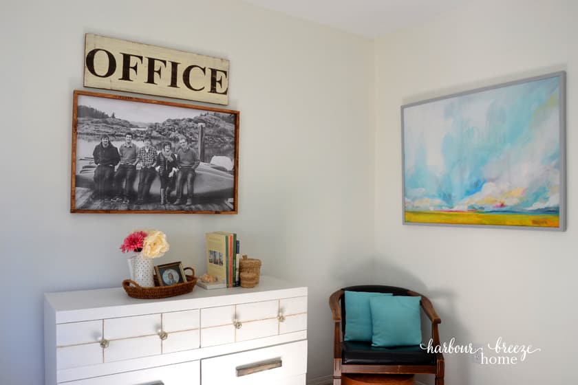 How to Frame An Engineer Print ~ A DIY Large Art Project