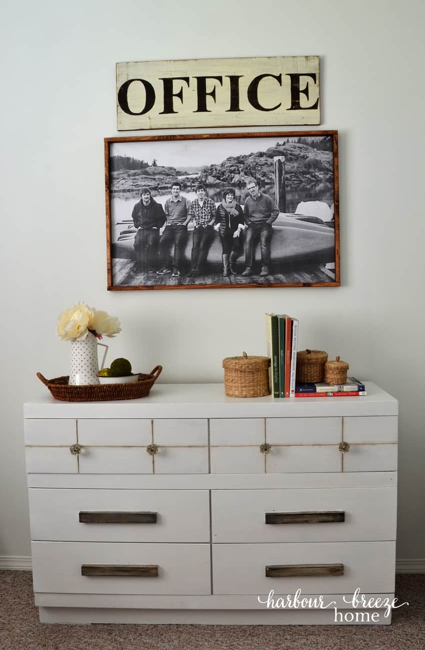 How to Frame An Engineer Print ~ A DIY Large Art Project
