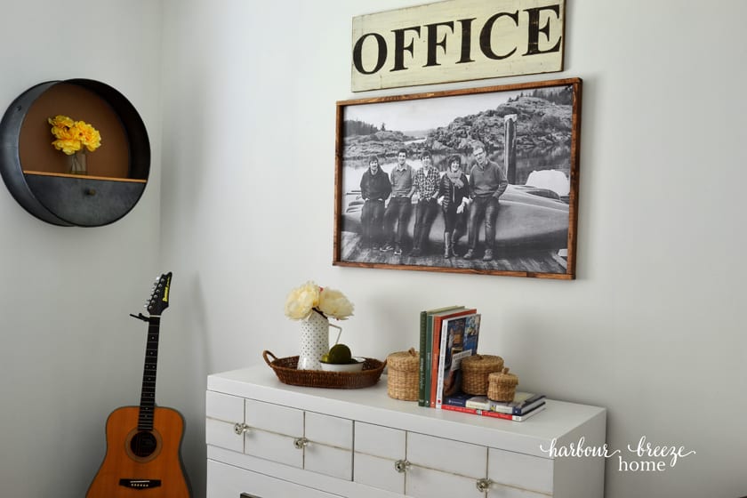 How to Frame An Engineer Print ~ A DIY Large Art Project
