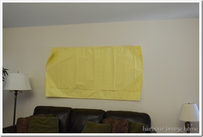paper on wall