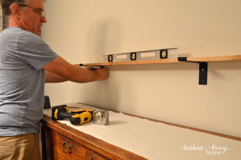 How to Make Fixer Upper Style Farmhouse Shelves