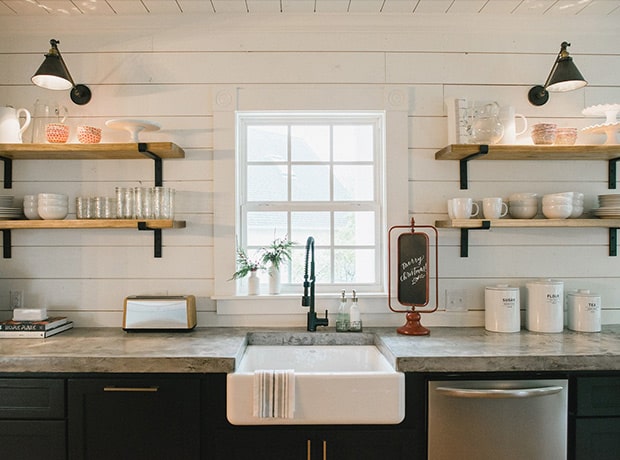 How to Make Fixer Upper Style Farmhouse Shelves