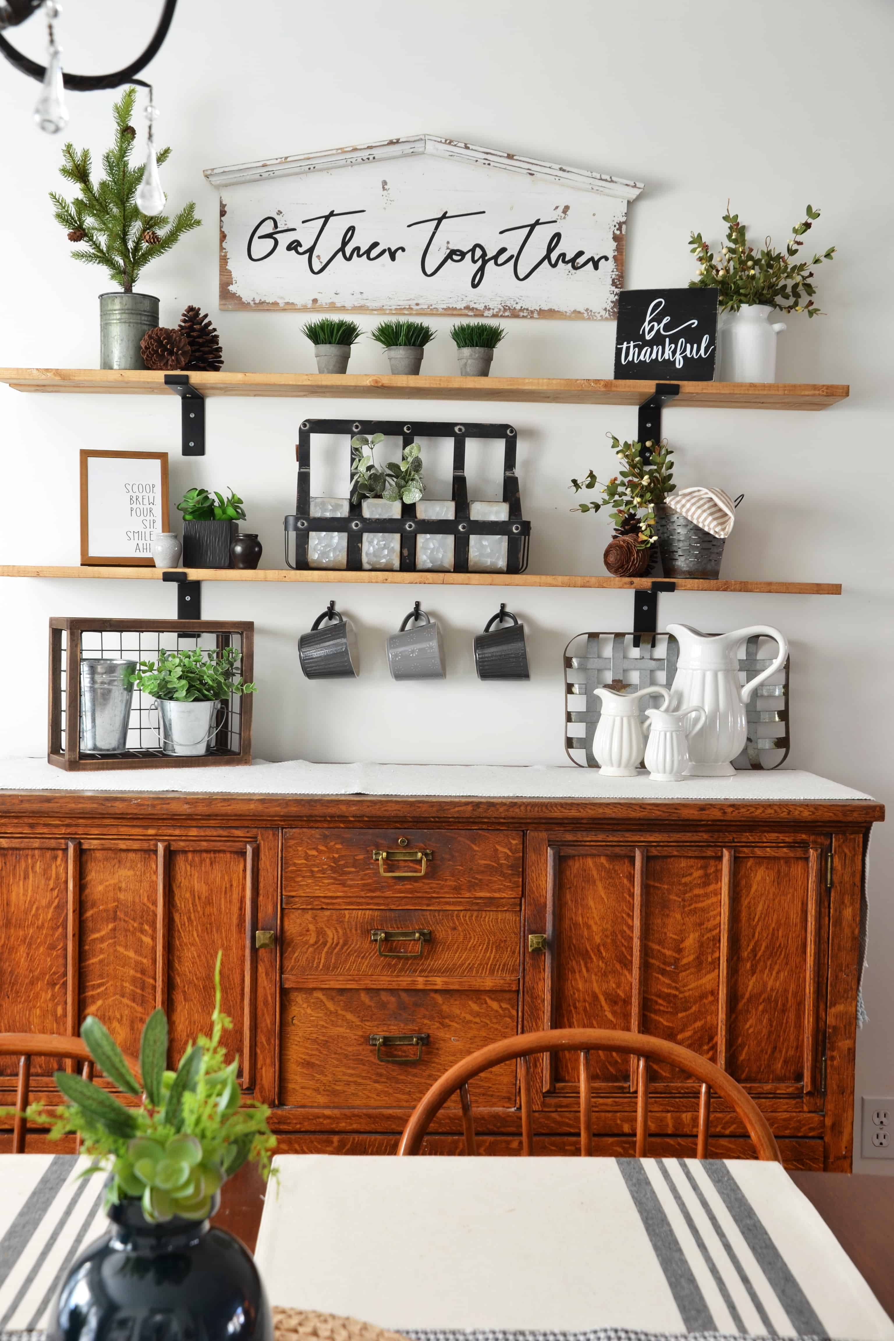 How to Make Fixer Upper Style Farmhouse Shelves