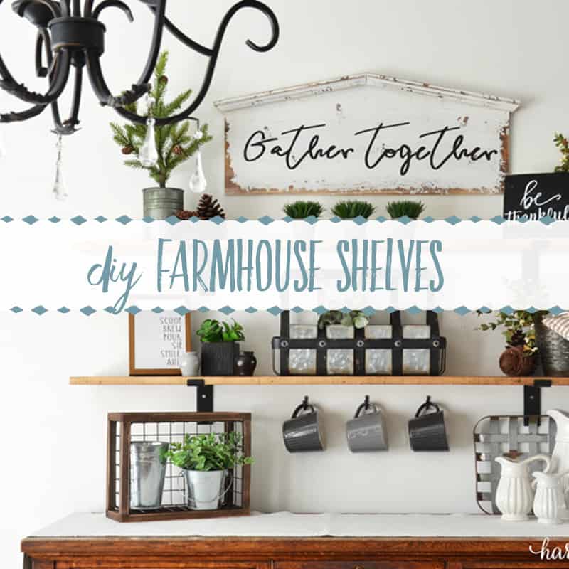Simple Farmhouse Shelving DIY Guide