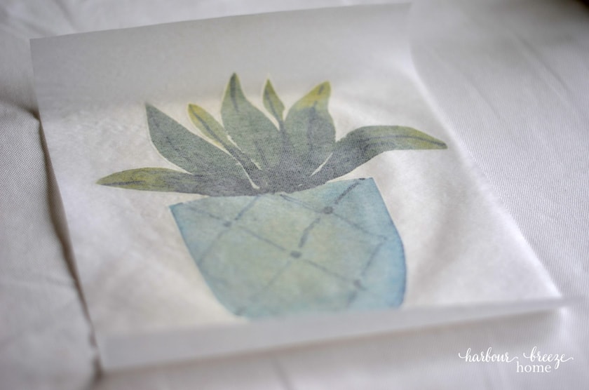 How to use iron on transfers from Avery to make home decor pillow covers