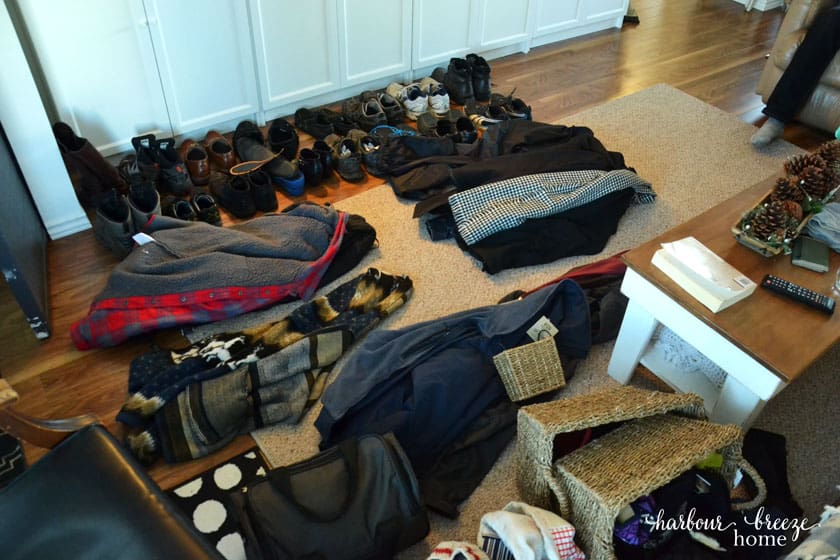 Small Entryway Organization