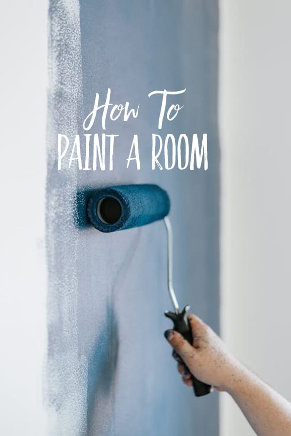 A step by step tutorial guide on how to paint a room from start to finish