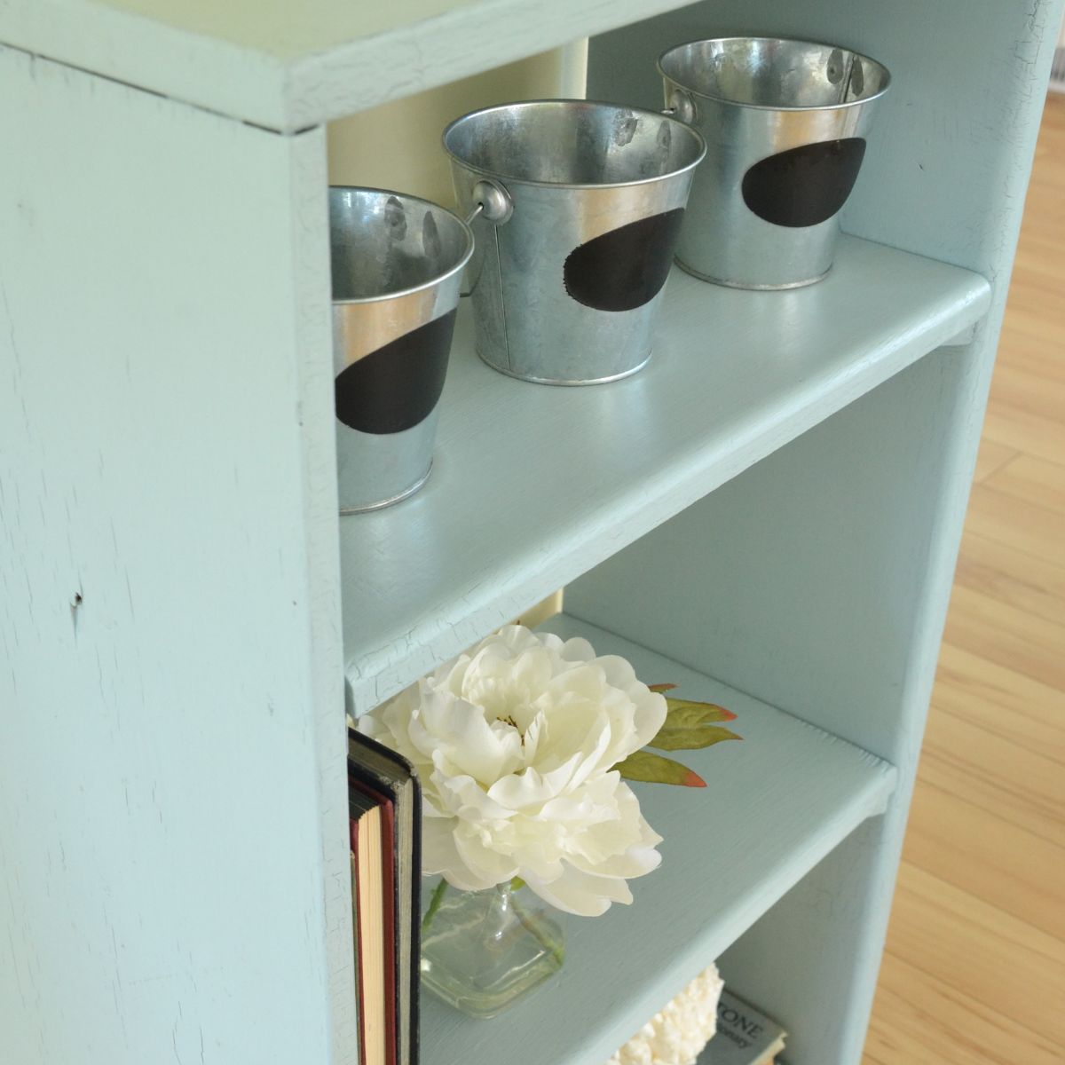 Brighten Your Bookcase with Paint