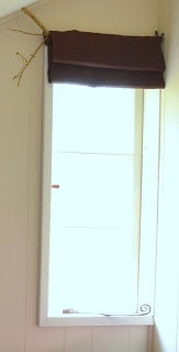 Stained wood trim that has been painted with white paint