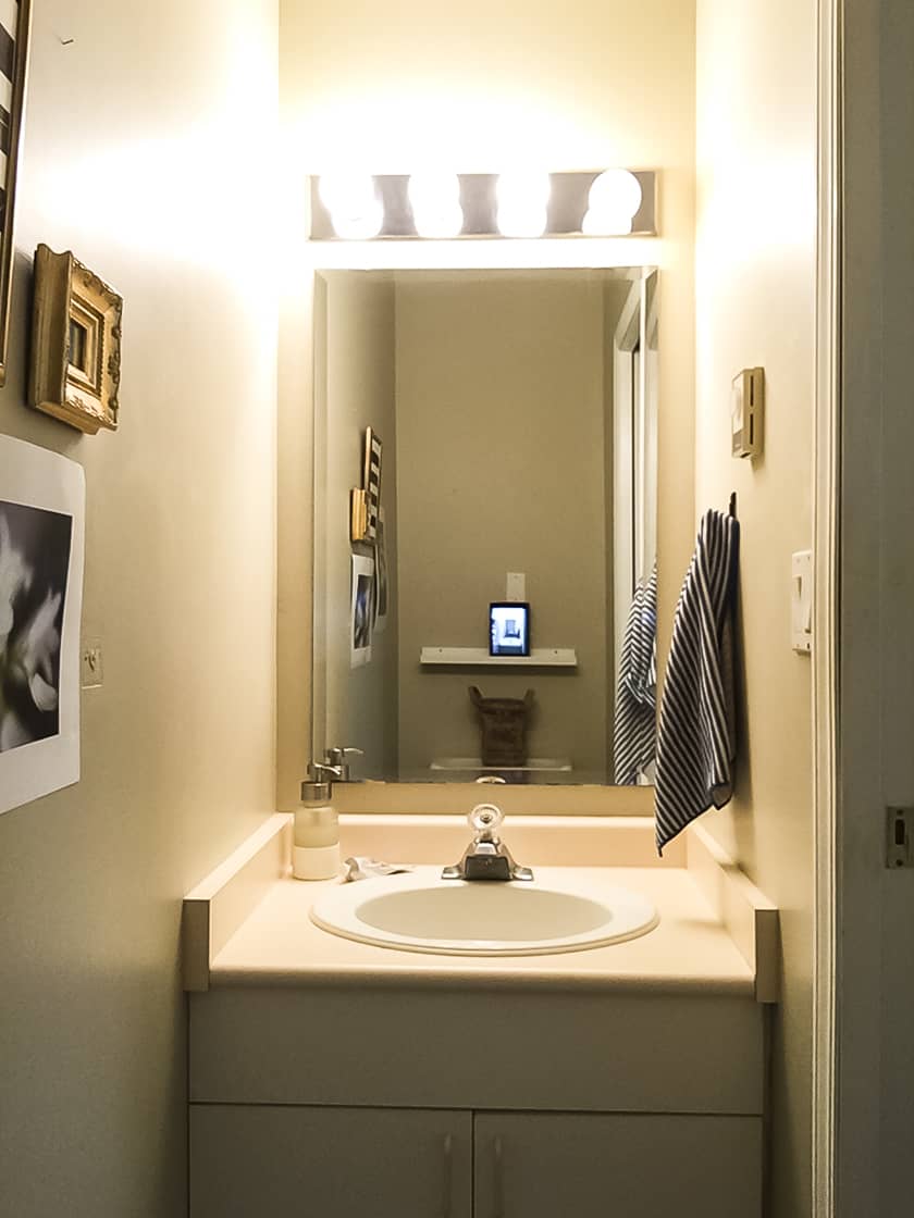 Refreshing Your Powder Room and Fixing Vinyl Floors